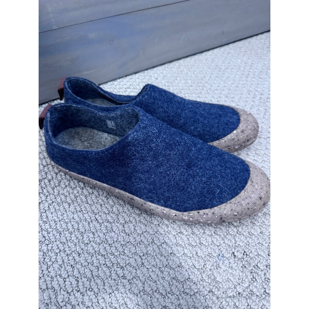 Huckberry Wool Outdoor Slipper‎ (recycled) Size 12 Rubber Sole